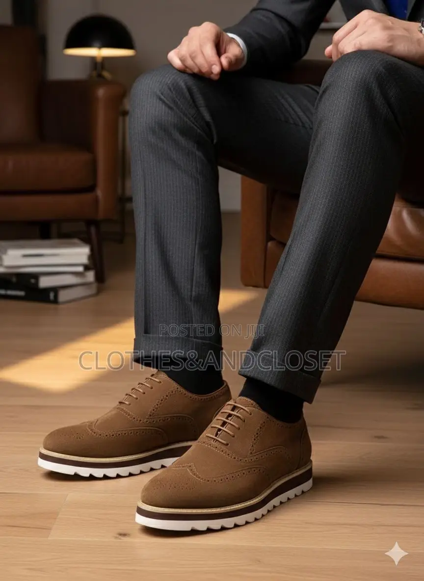 Timberland Brogue Shoes Feature a Suede Upper