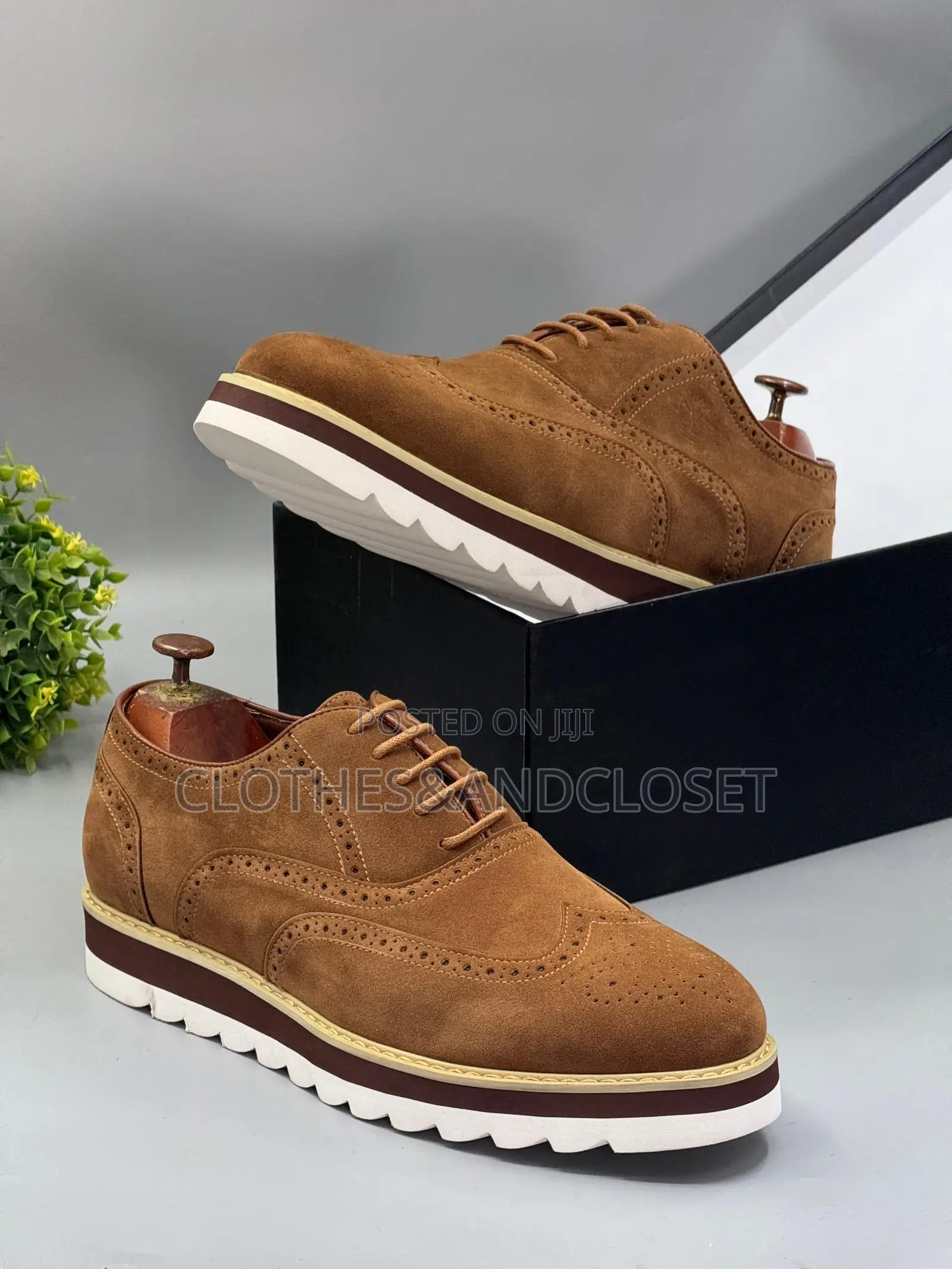 Timberland Brogue Shoes Feature a Suede Upper