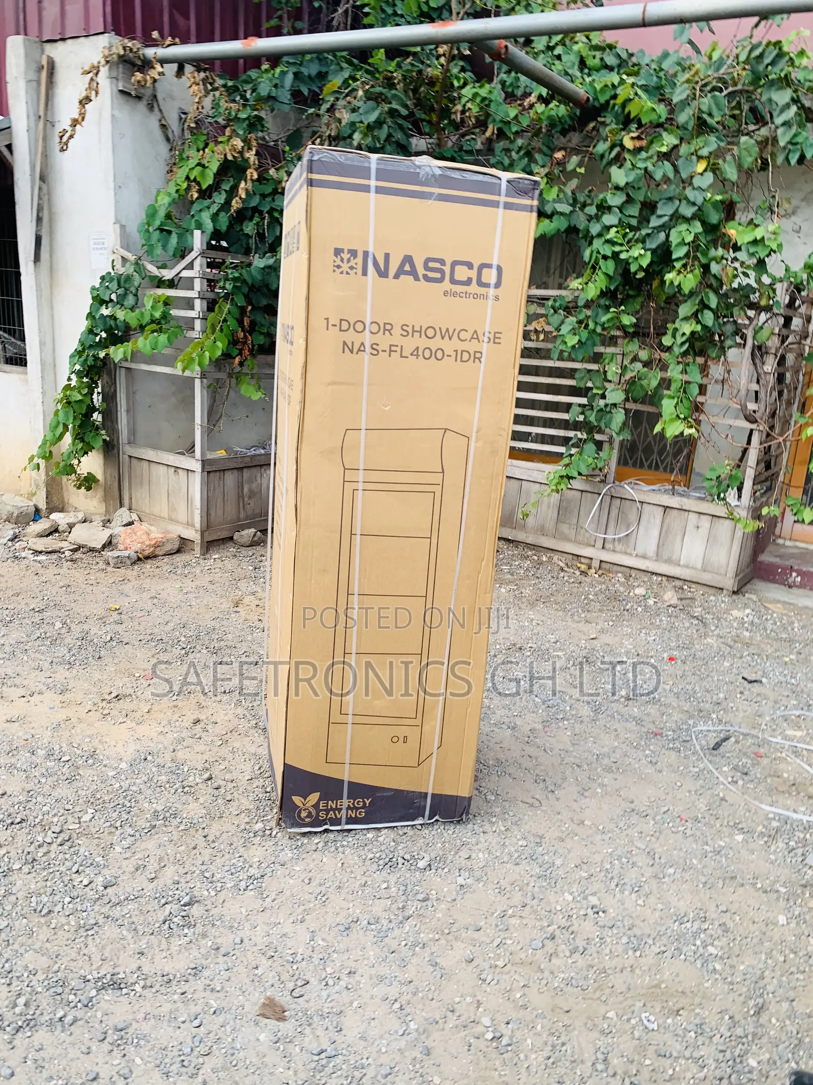 Secure New Nasco 358ltrs Display Fridge-Nas-Fl400-1dr