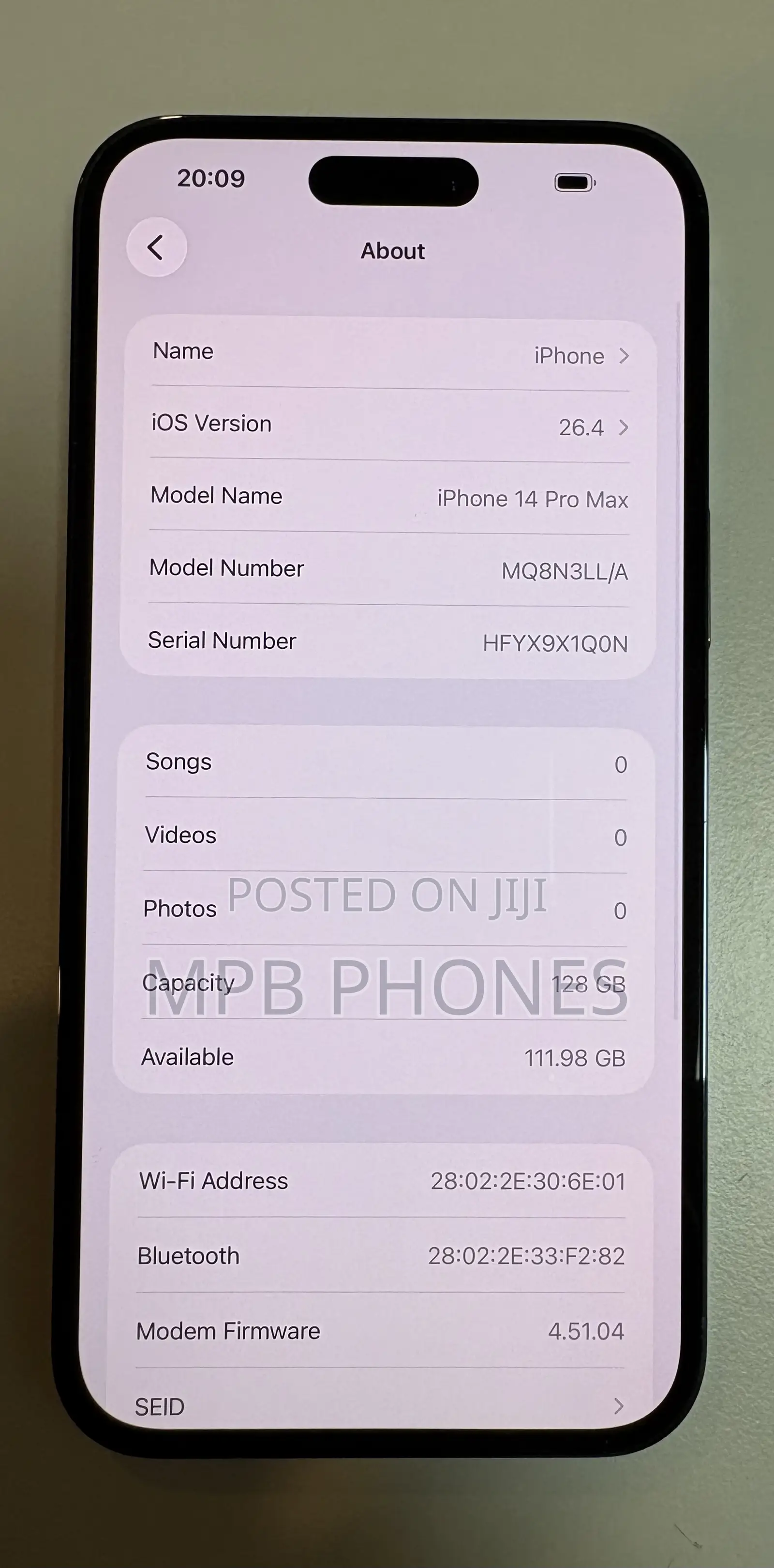 Apple iPhone 14 Pro Max 128 GB Purple