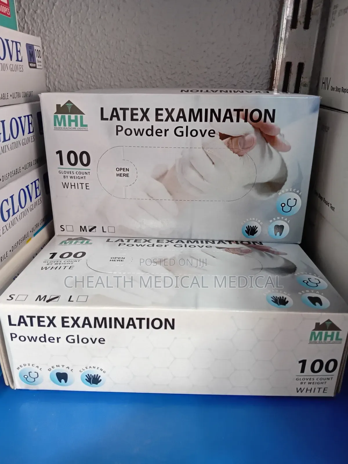 Latex Examination Powder Gloves