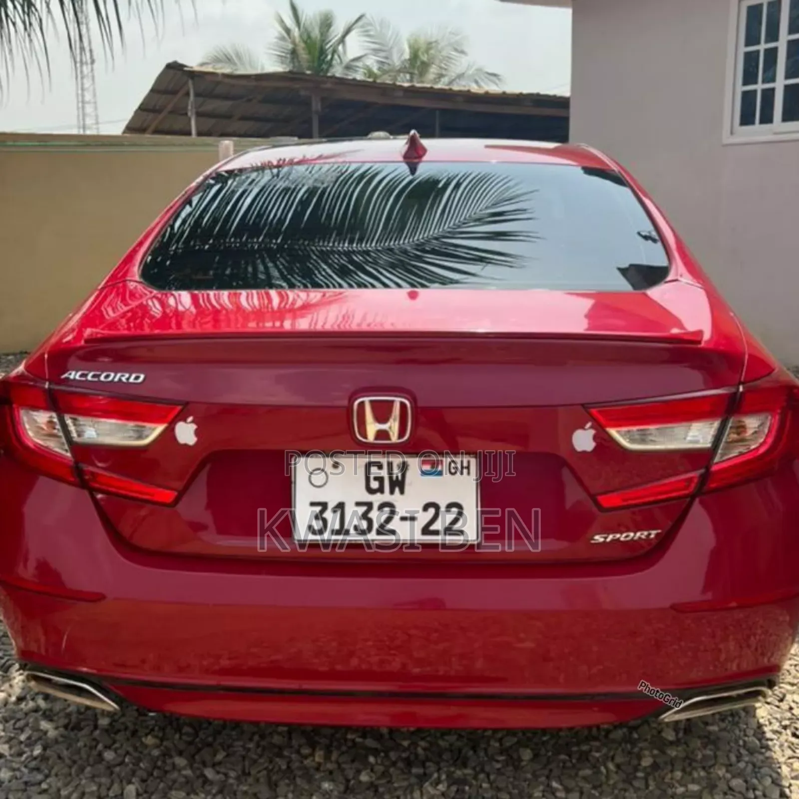 Honda Accord 2018 Red