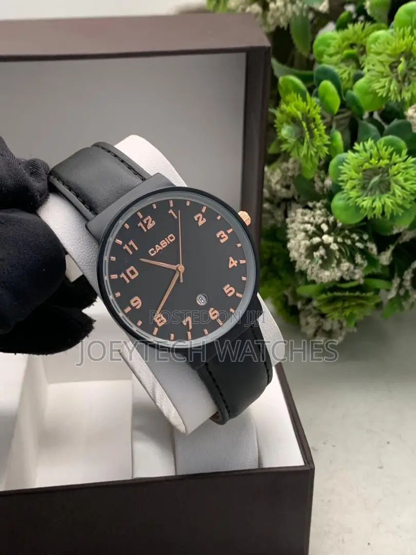 Leather Watch From Casio