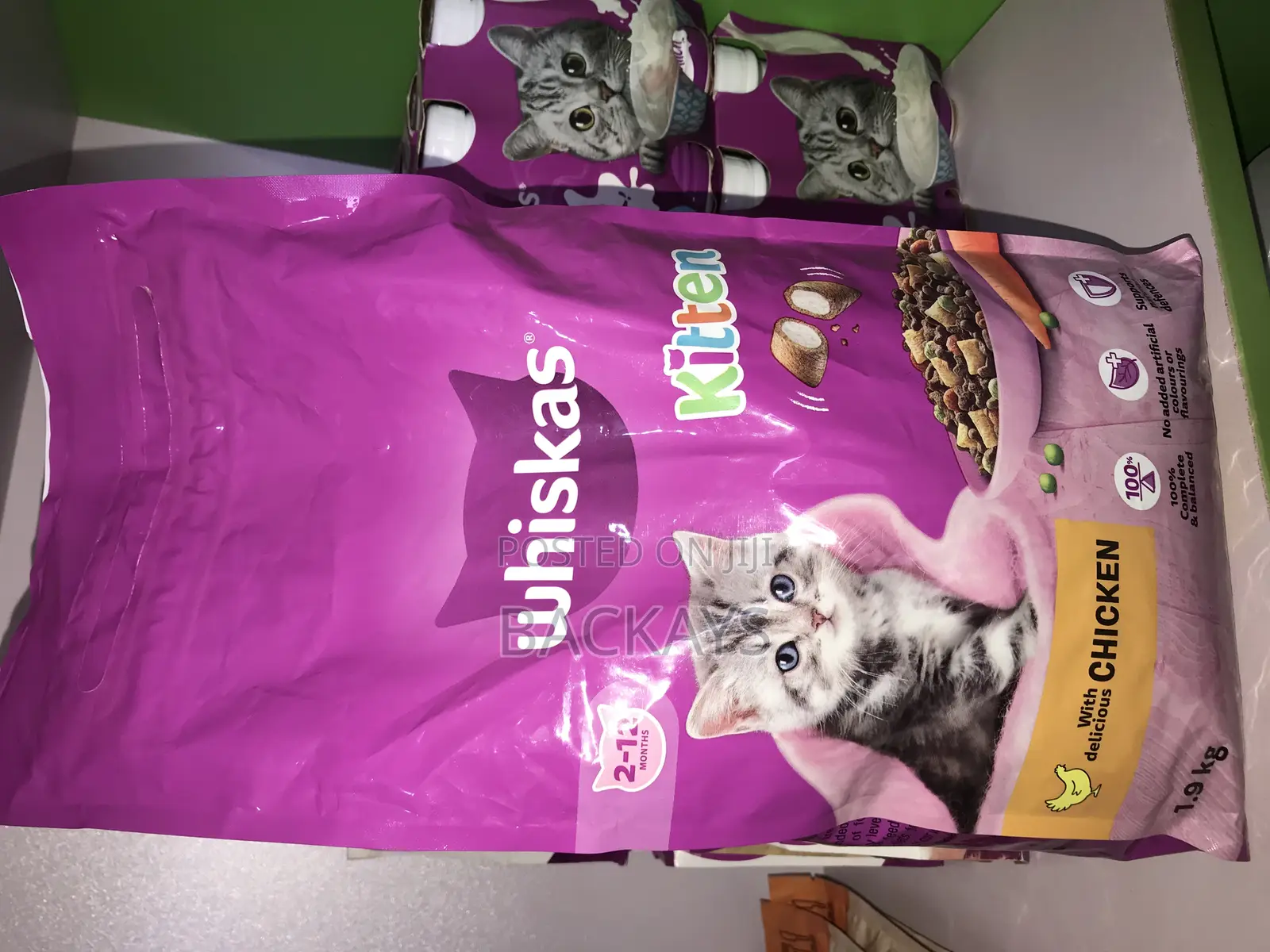 Whiskas Kitten Dry Food (2kg) - For Healthy Growth Development