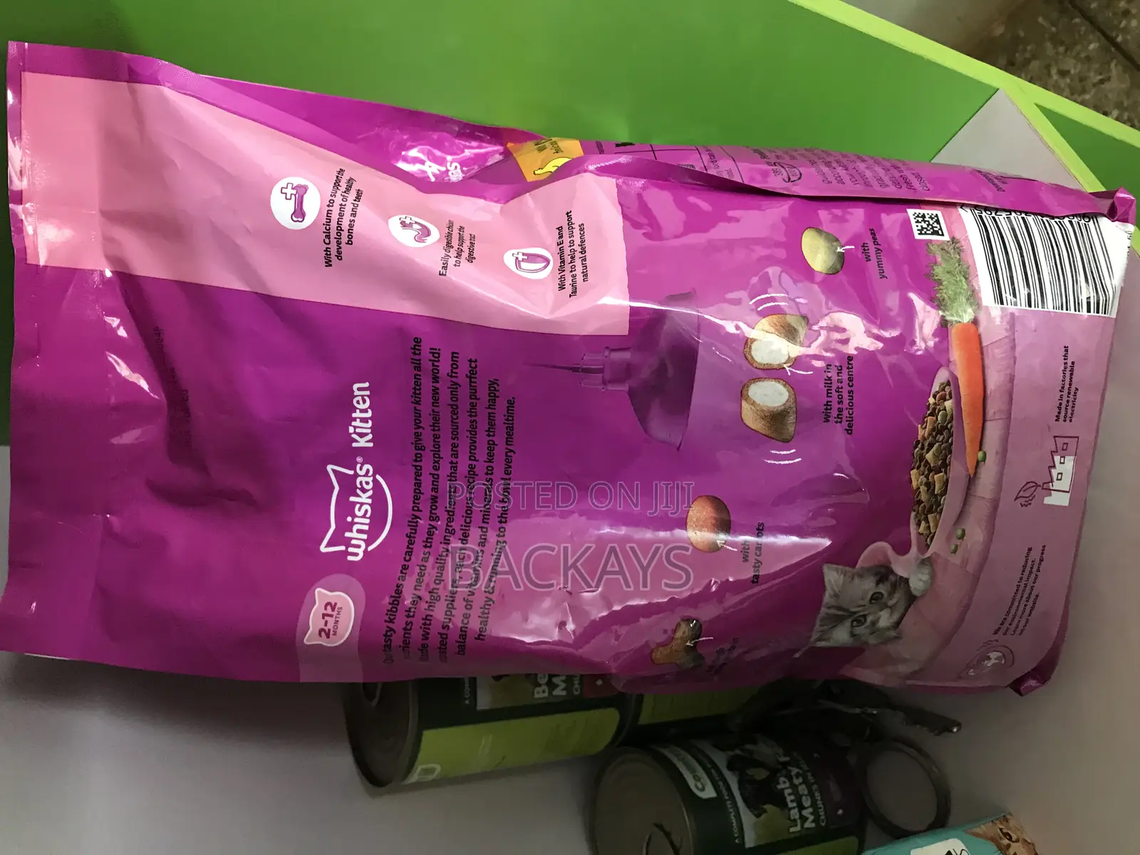 Whiskas Kitten Dry Food (2kg) - For Healthy Growth Development