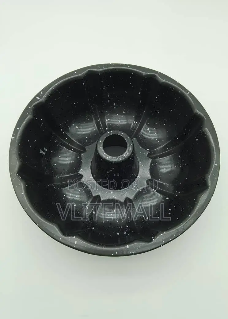Granite-Coated Fluted Tube Pan