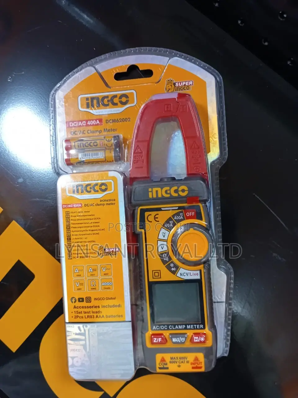 Dc/Ac Clamp Meter - Dcm62002