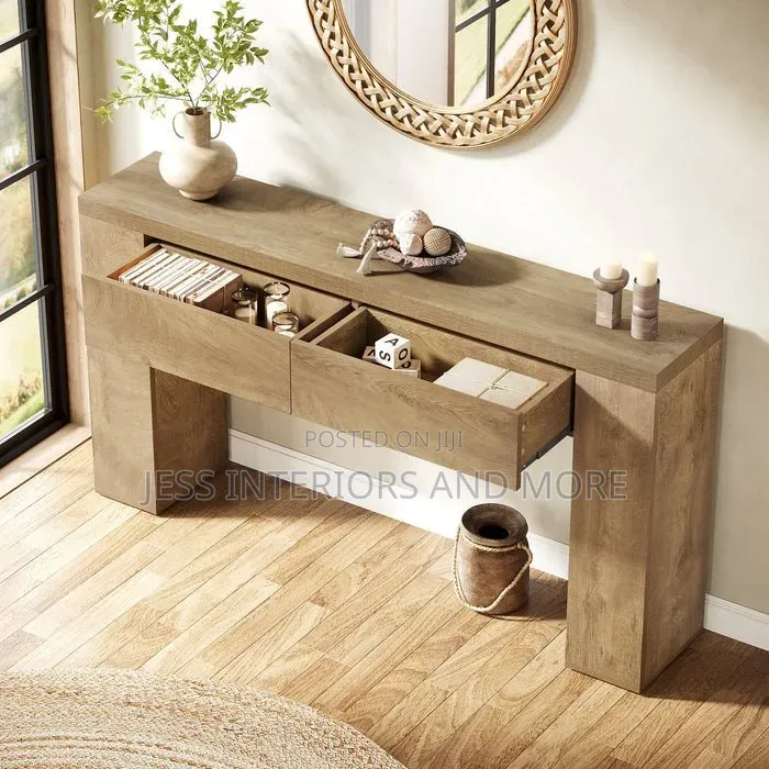Console Table With 2 Drawers (160cm)