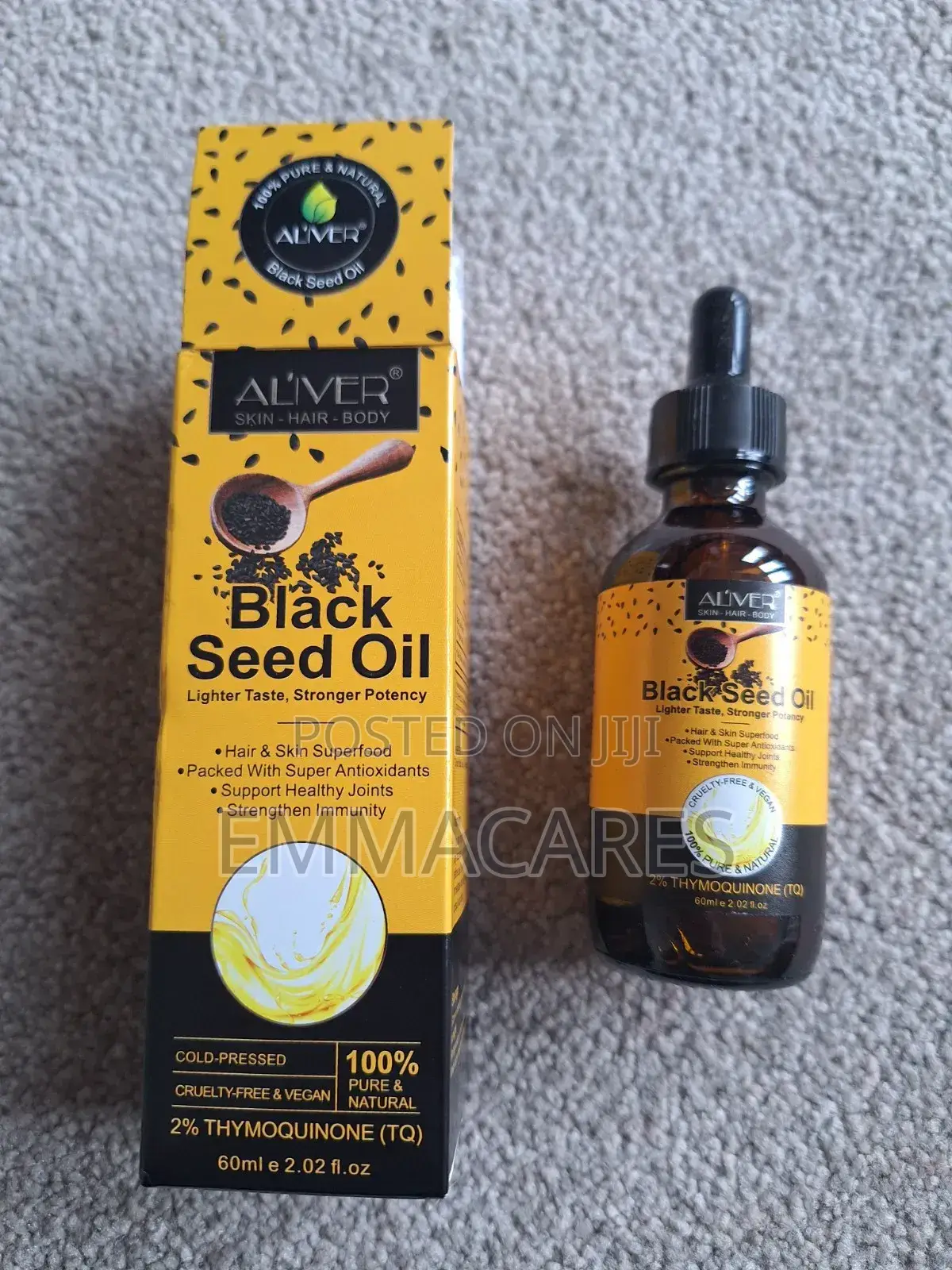 Aliver 2% Thymoquinone Black Seed Oil