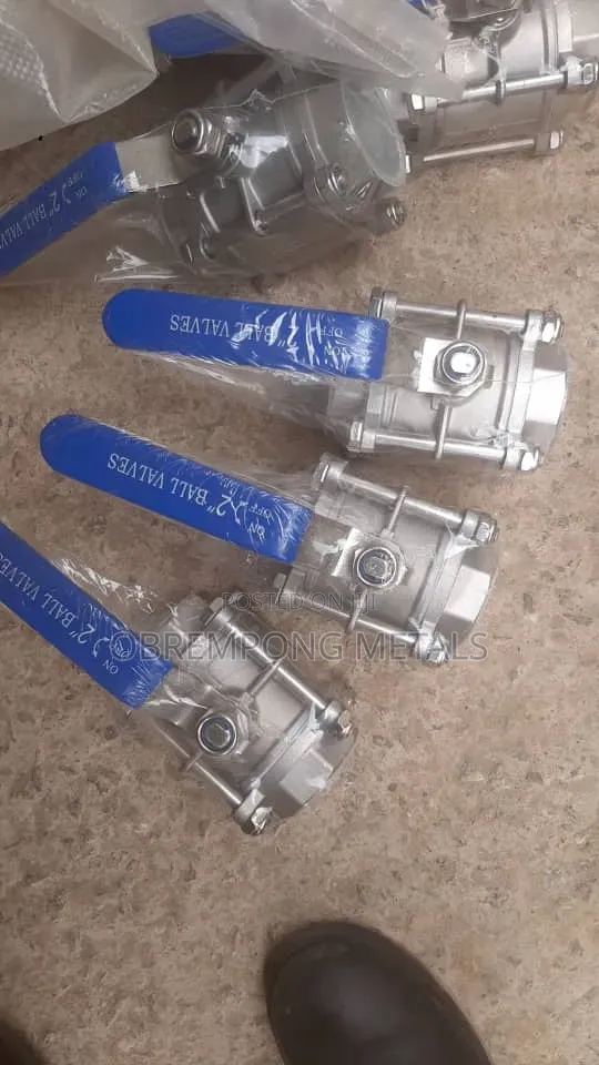 2" Stainless Ball Valve Threaded Bolt