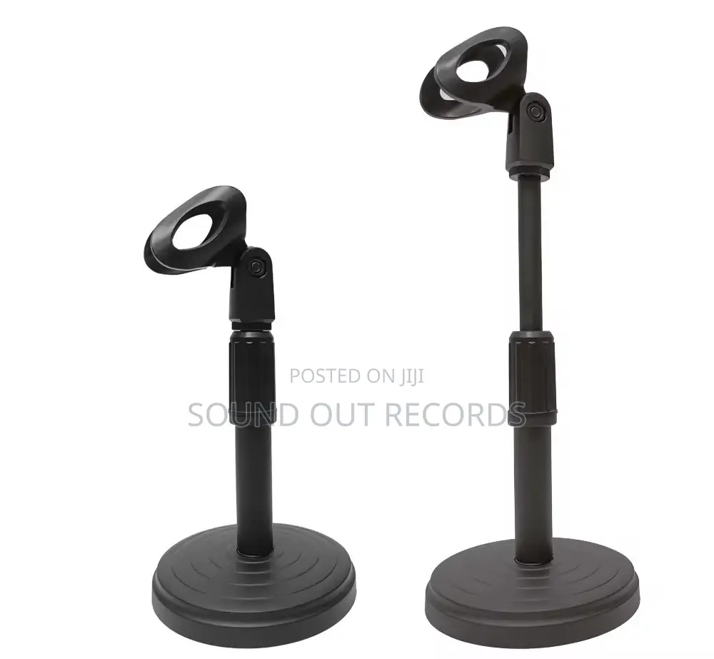 Mini Round Base Desktop Microphone Stand