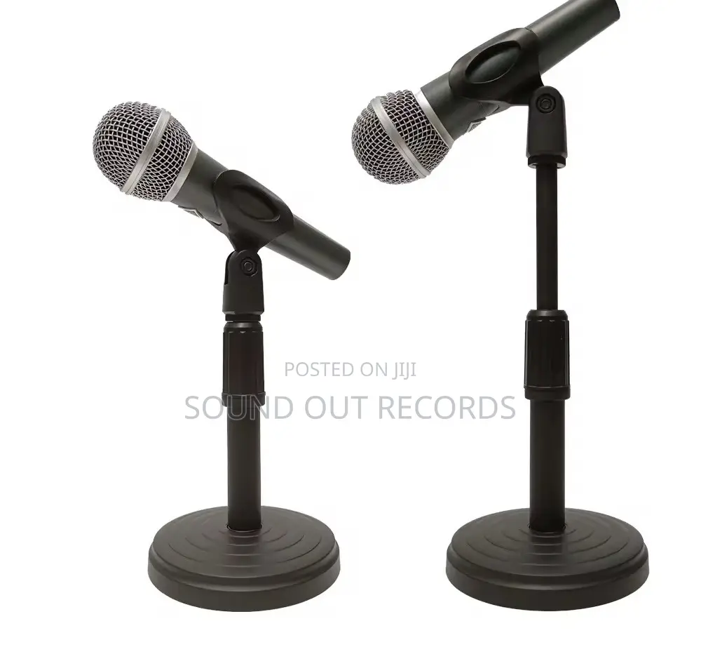 Mini Round Base Desktop Microphone Stand