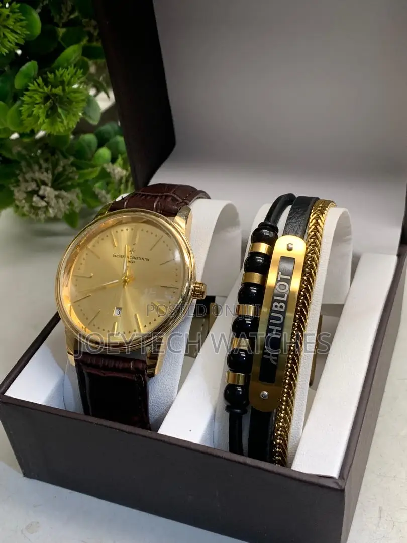 Vacheron Constantin Leather Watch Set
