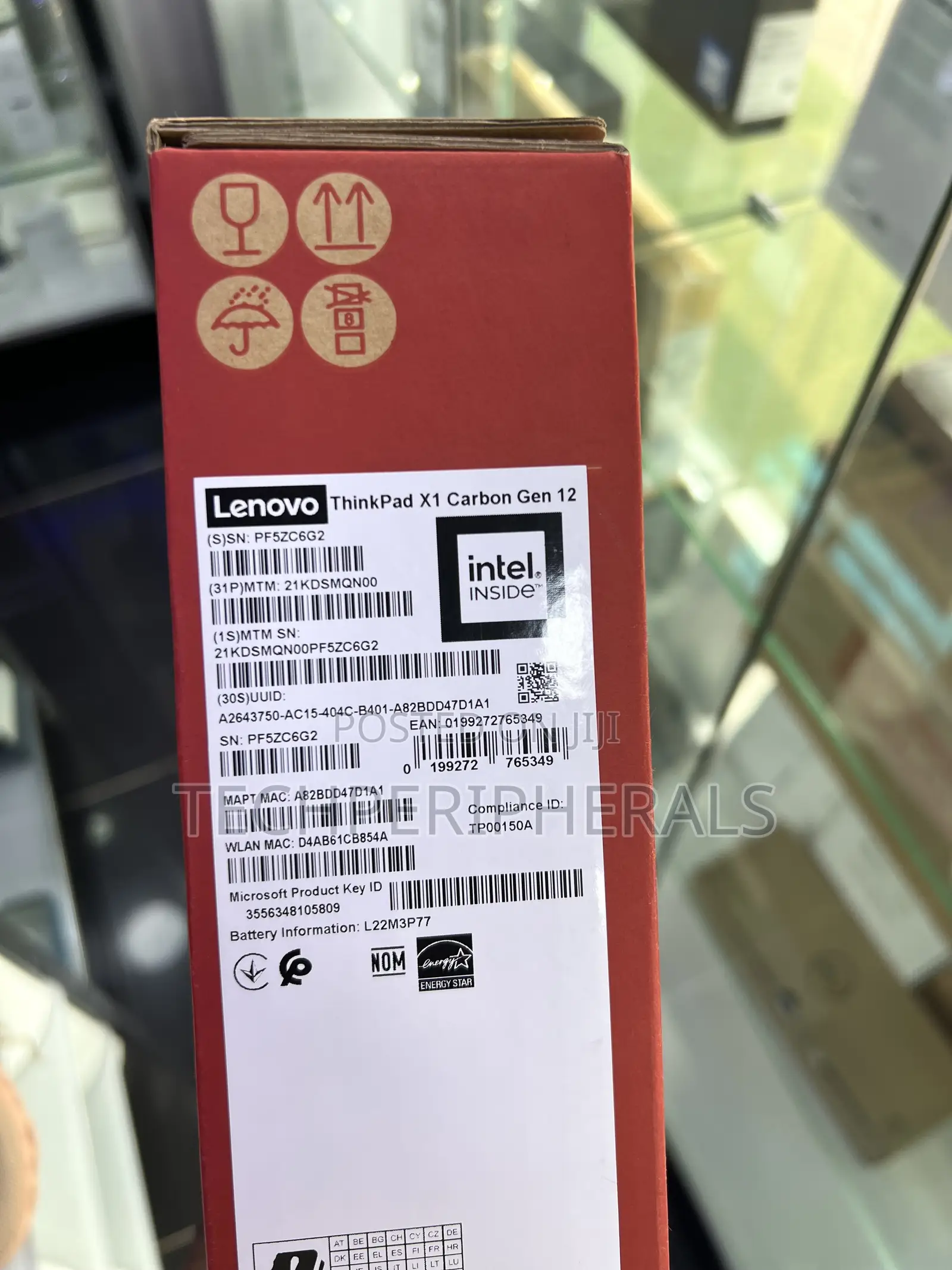 New Laptop Lenovo ThinkPad X1 Carbon 32GB Intel Core Ultra 7 SSD 256GB