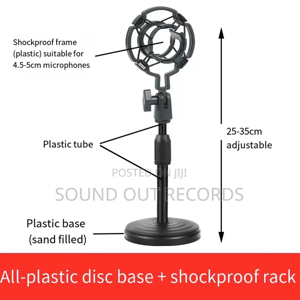 Mini Round Base Desktop Microphone Stand
