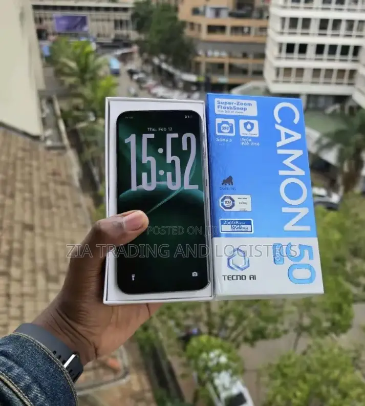 New Tecno Camon 50 Pro 256 GB Black