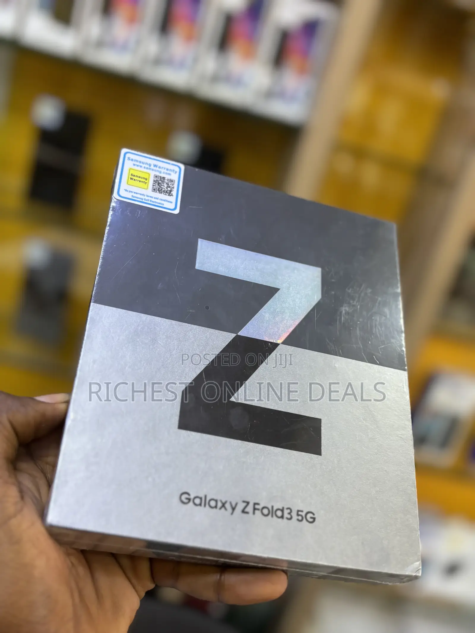 New Samsung Galaxy Z Fold 3 256 GB Blue