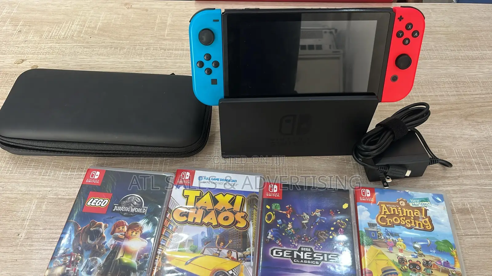 Nintendo Switch With 4 Games