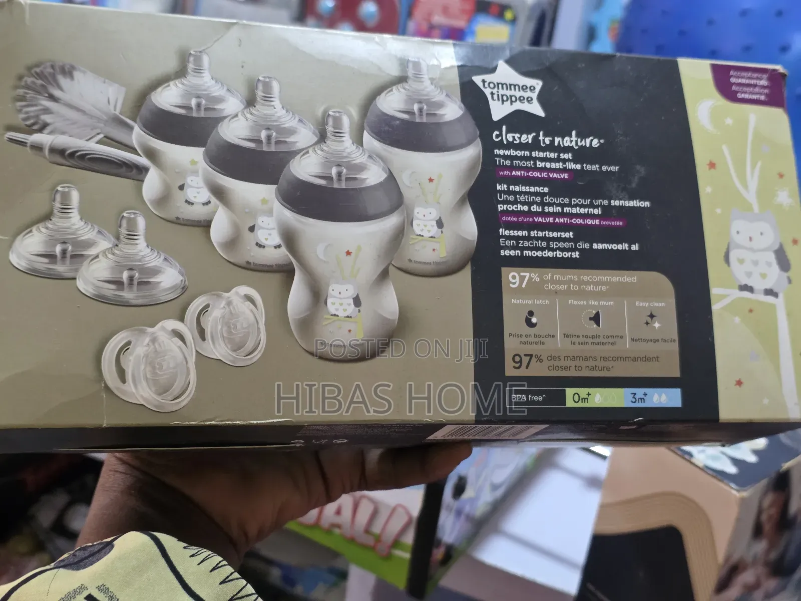 Tommee Tippee Closer to Nature Anti Colic Feeding Bottle Newborn Set