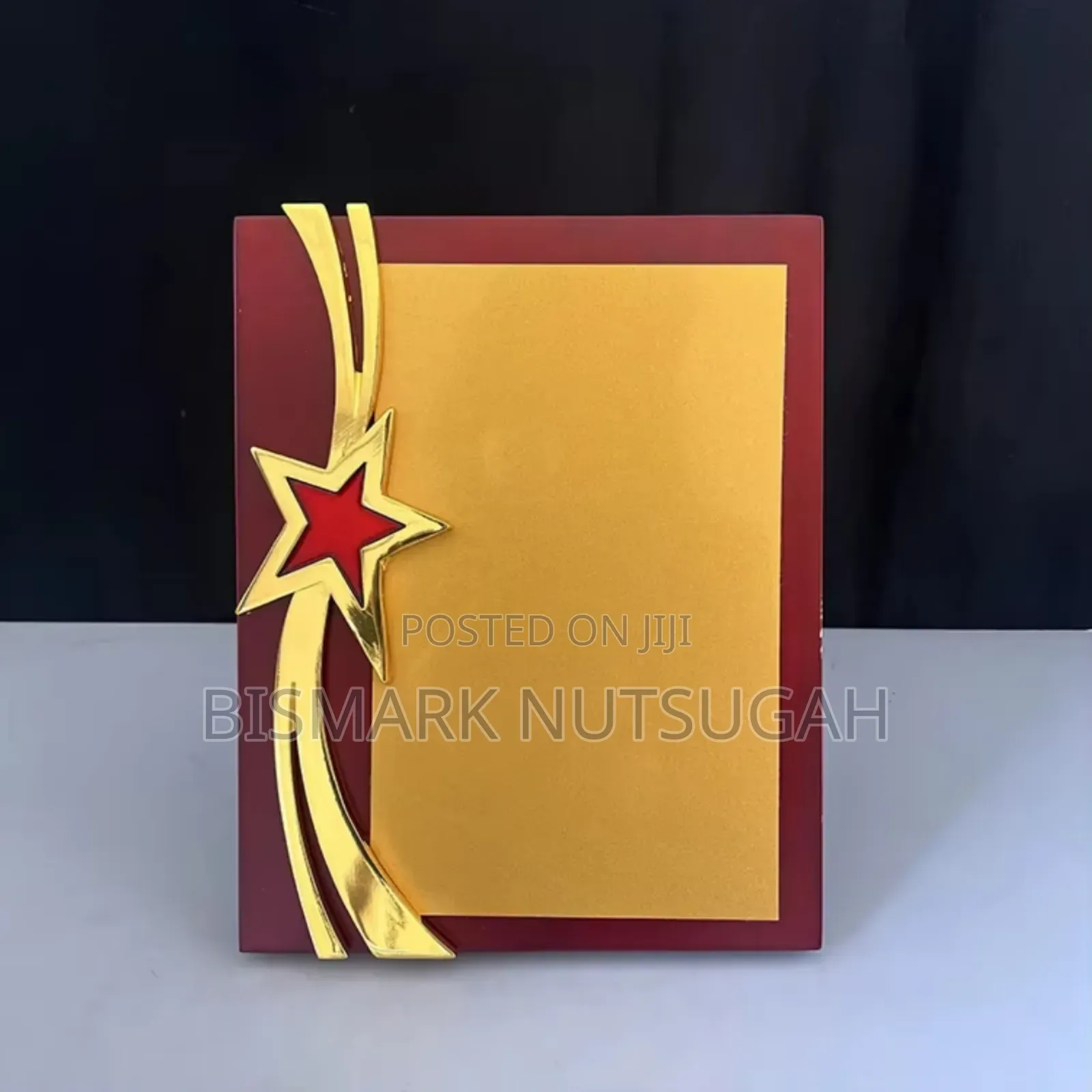 Customizable Wooden Award Plaque