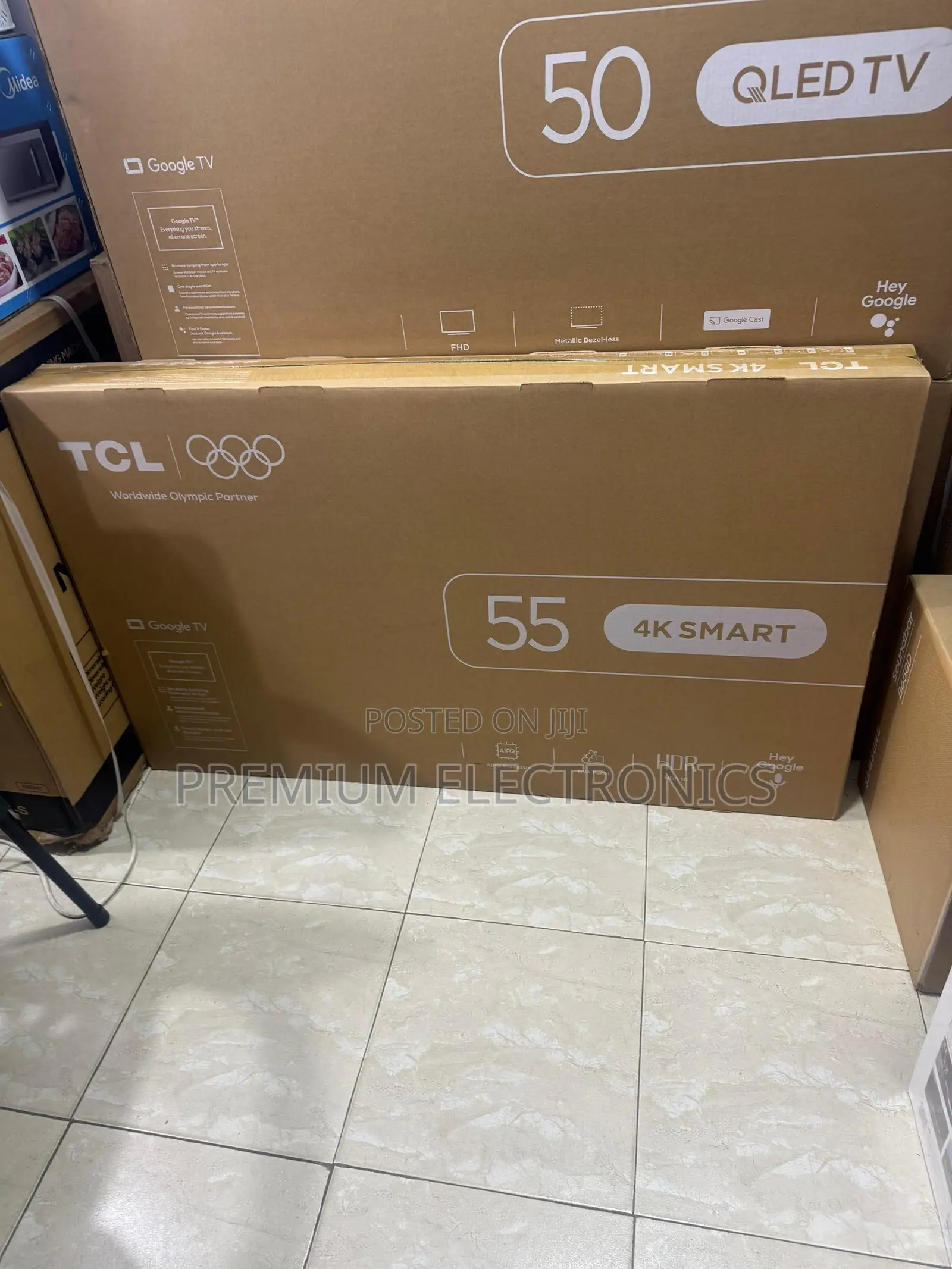 TCL 2026 Model 55" Led HDR Smart Google Tv. 55p6l Aipq Processor