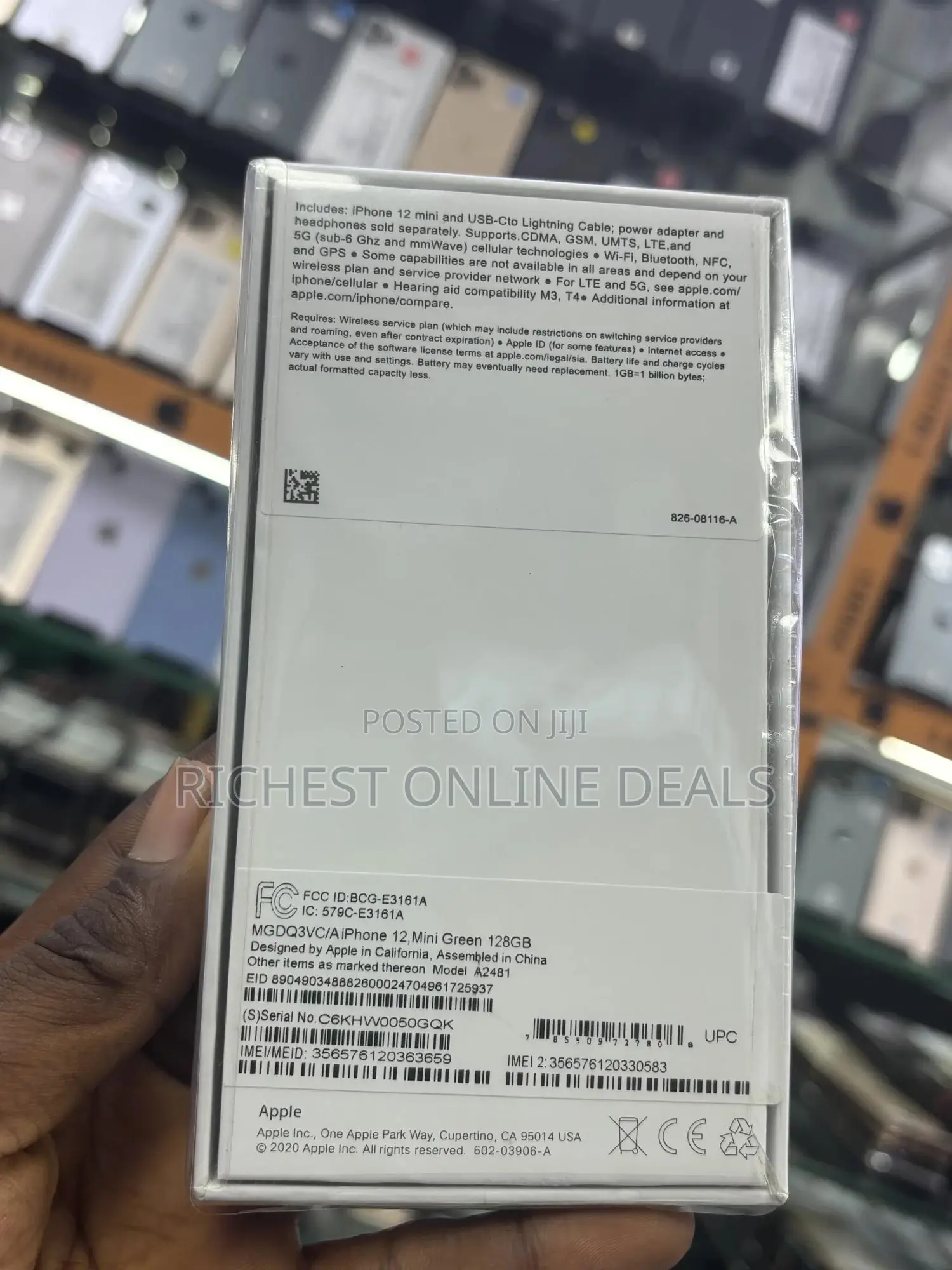New Apple iPhone 12 mini 128 GB Green