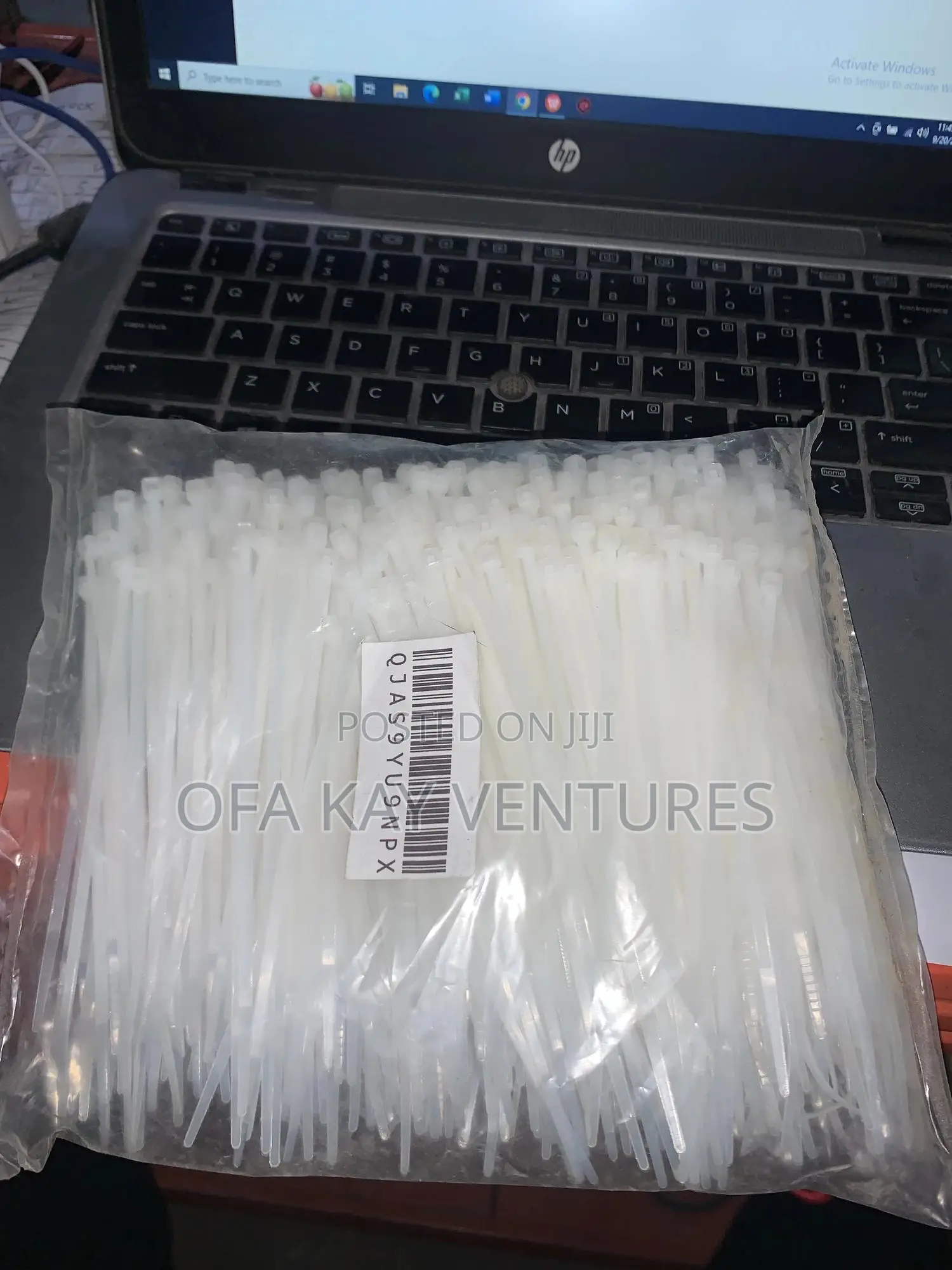 Nylon Zip Tie Self-Locking Bag 100pcs