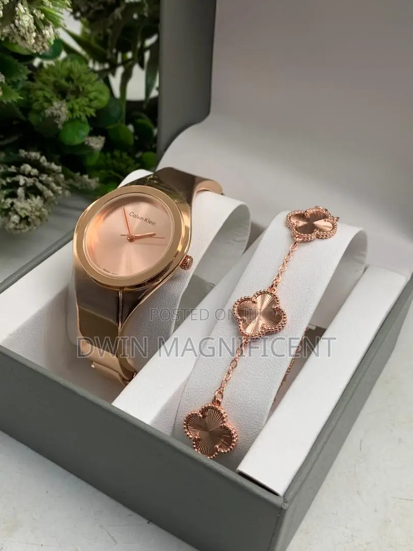 Calvin Klein/ Cartier Ladies Watch and Bracelet