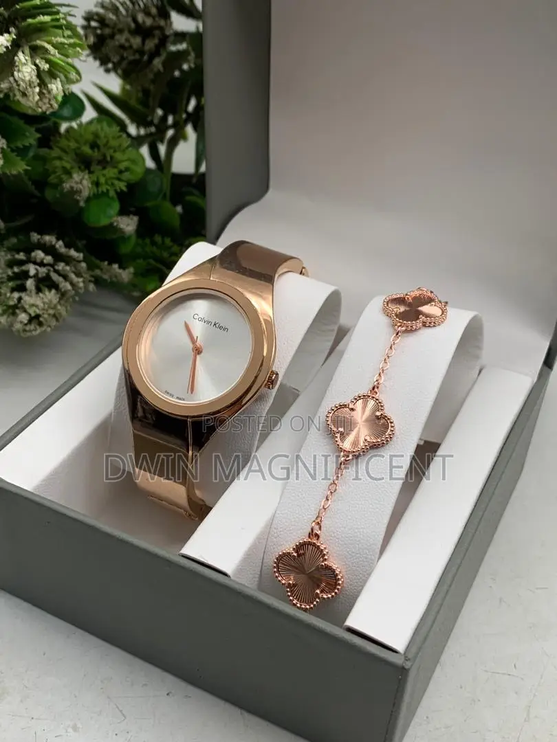 Calvin Klein/ Cartier Ladies Watch and Bracelet