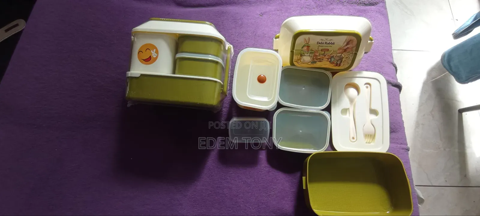 Debi Rabbit- Multi-Compartment Lunch Box / Container