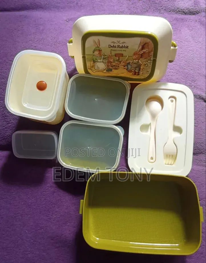 Debi Rabbit- Multi-Compartment Lunch Box / Container