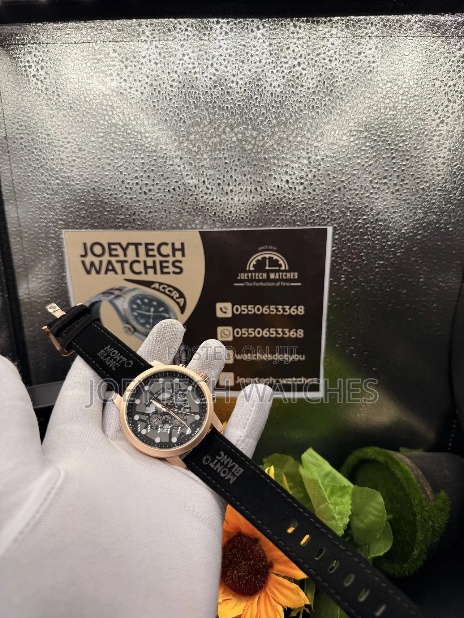 Leather Watch by Montblanc