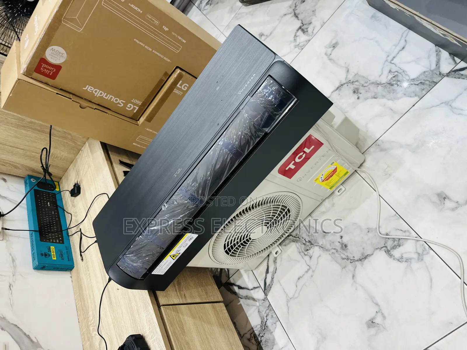 Chill Fast Sleek Air Conditioner Dark Grey Color TCL 1.5hp Inverter