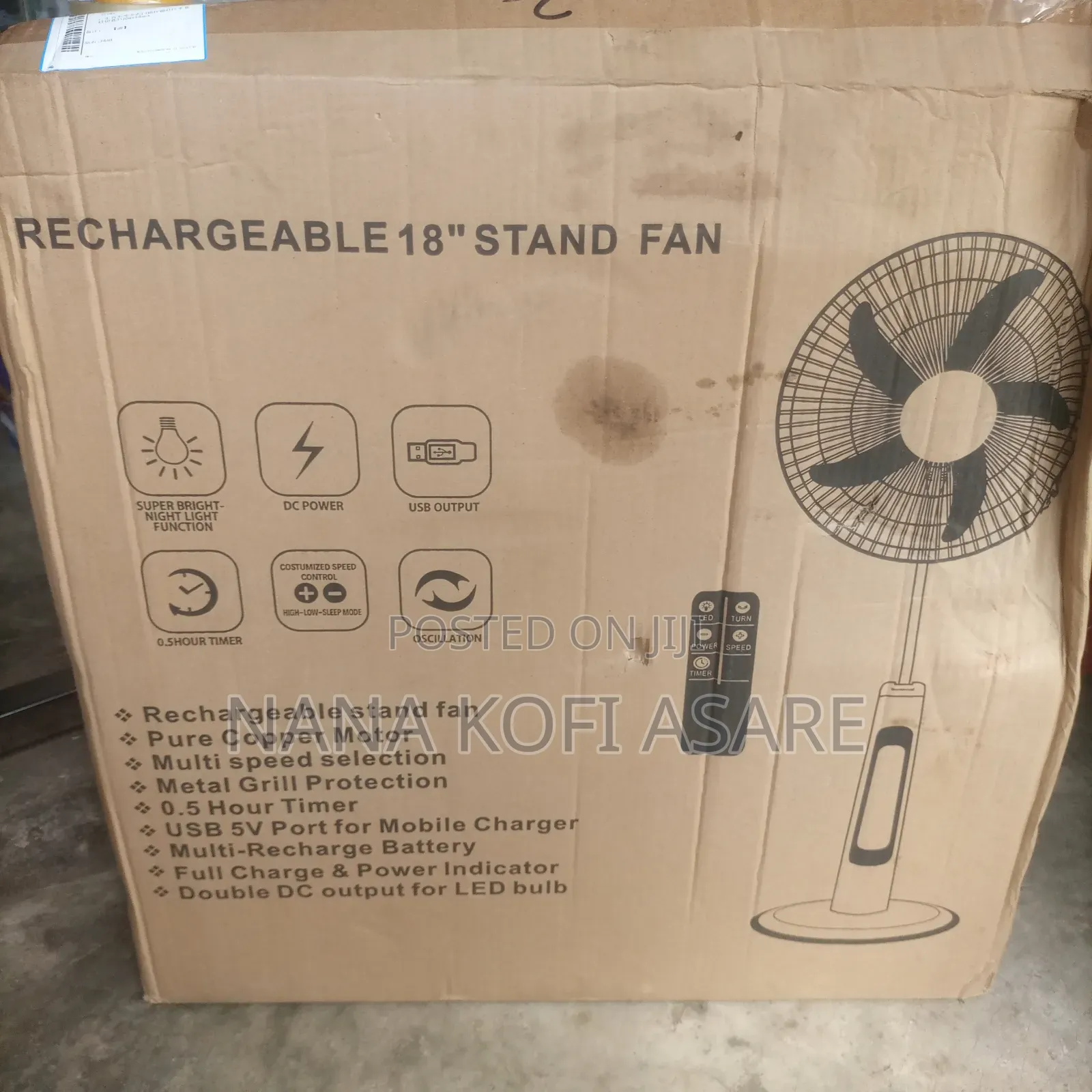 Kas Rechargeable 18inch Stand Fun