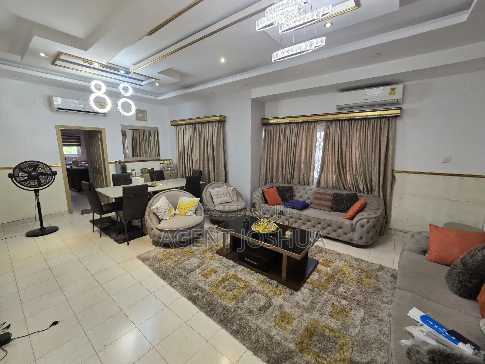 Furnished 4bdrm House in Regimanuel Estate for rent