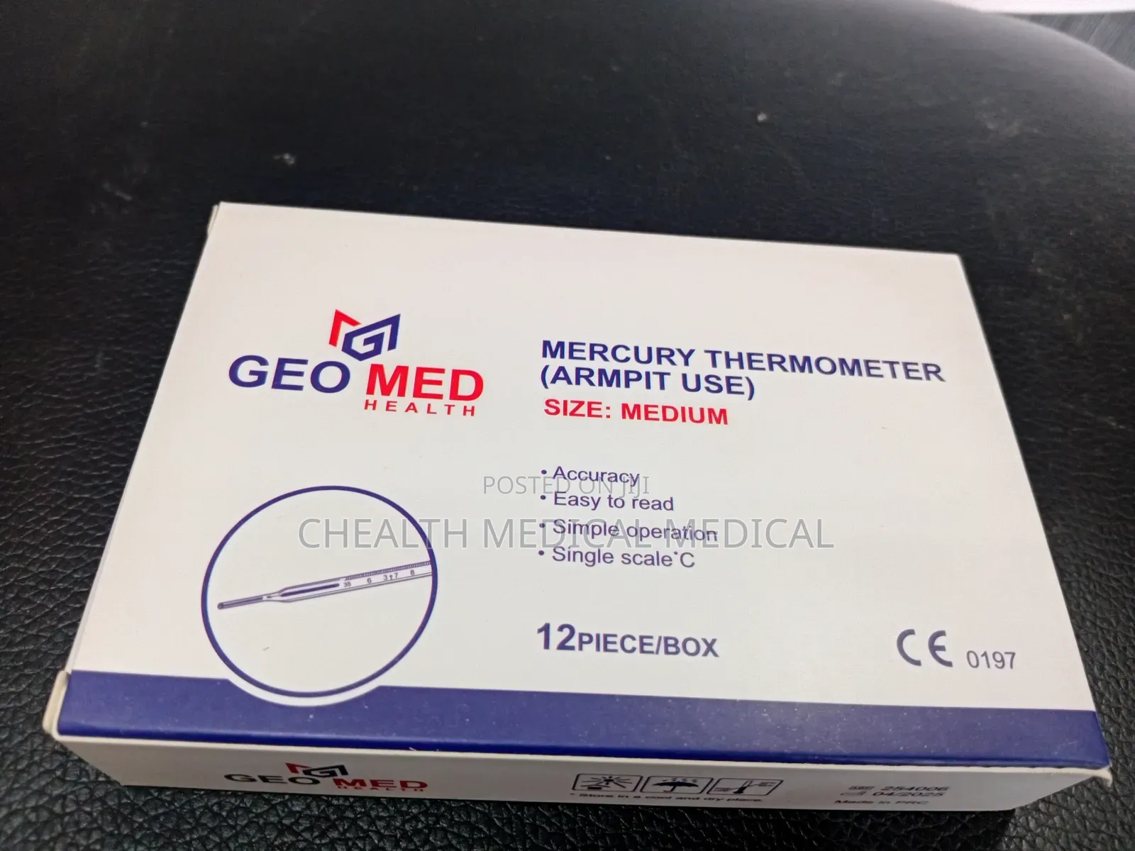 Mercury Thermometer (Armpit Use)