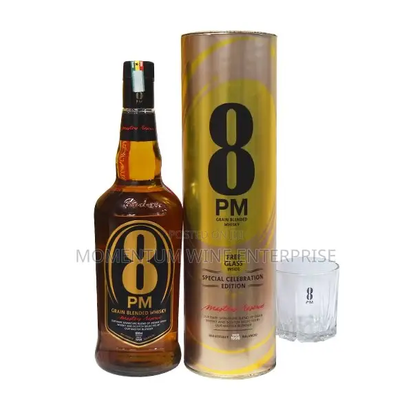 8pm Whisky 48.2% 1l (Box Pack With Free Glass )