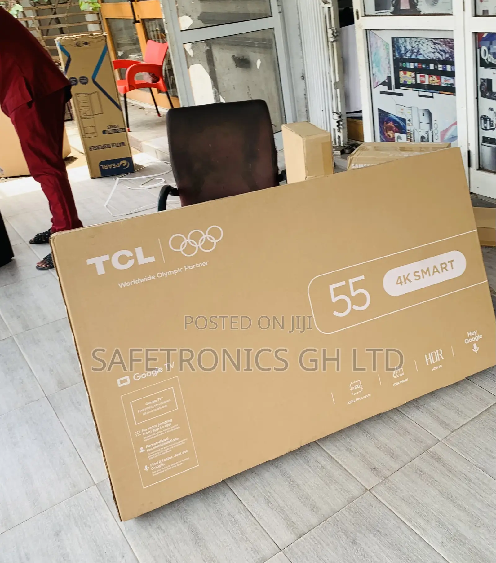 Original Sleek 55 Inch TCL P6l Smart Tv