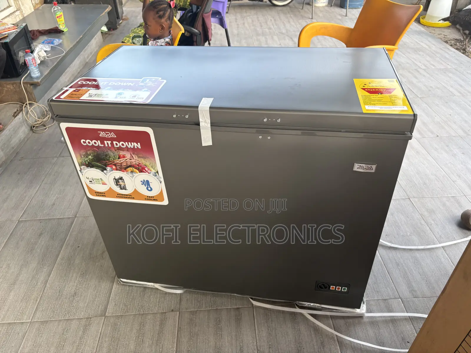 Store More in Zara Chest Freezer 244 Liters Sliding Glass