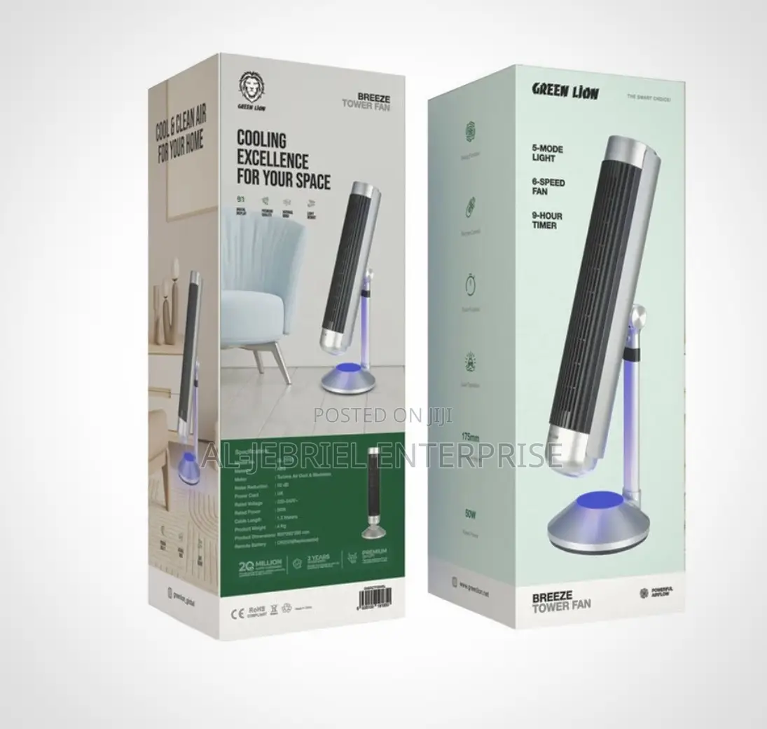 Tower Fan With Light