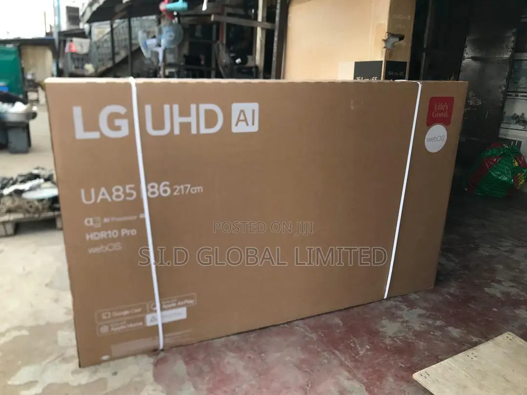 Massive Lg 86" Screen Detail Uhd Ai Smart Tv