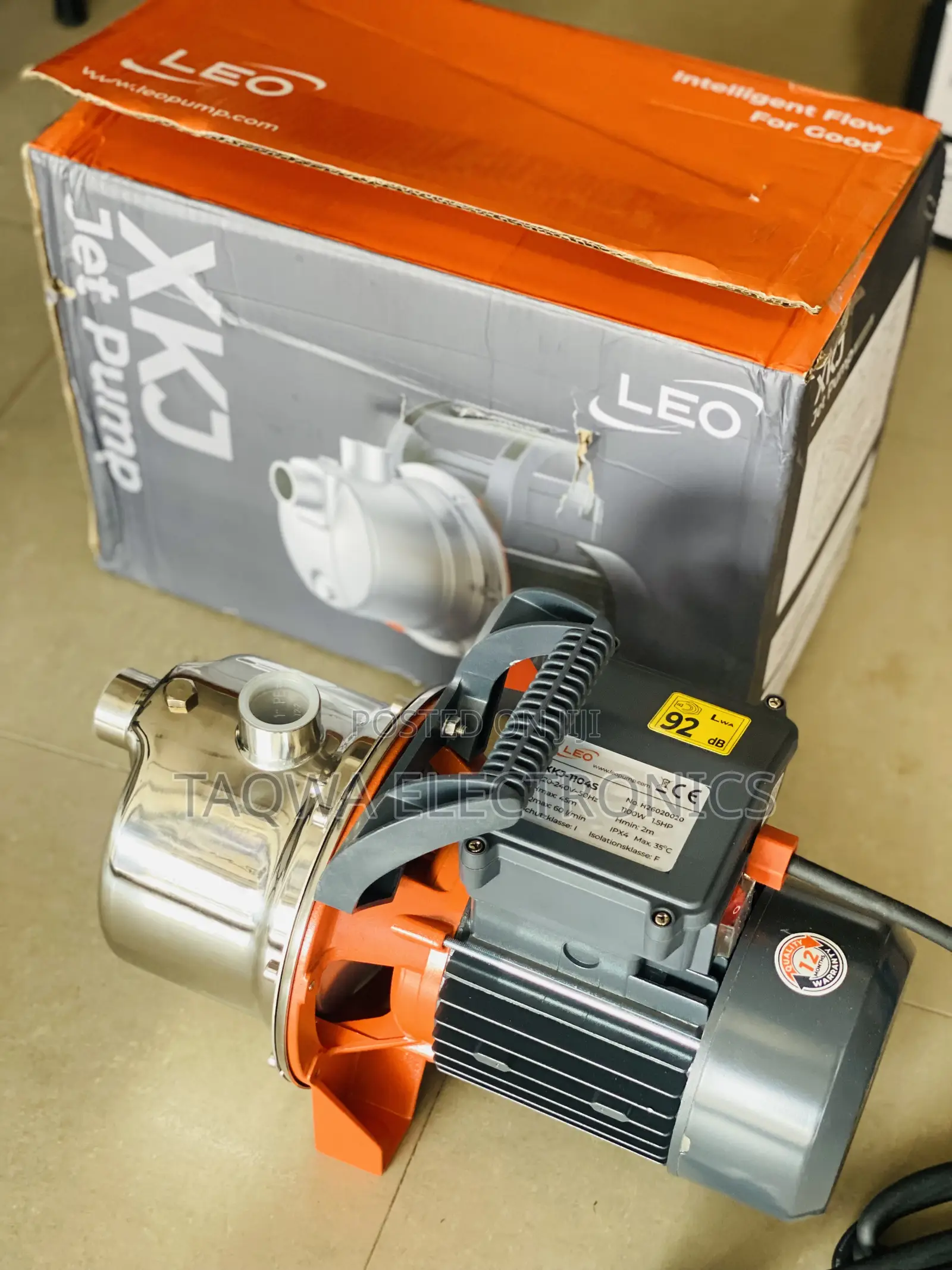 Rightly Fit Leo 1.5hp Stainless Water Pump