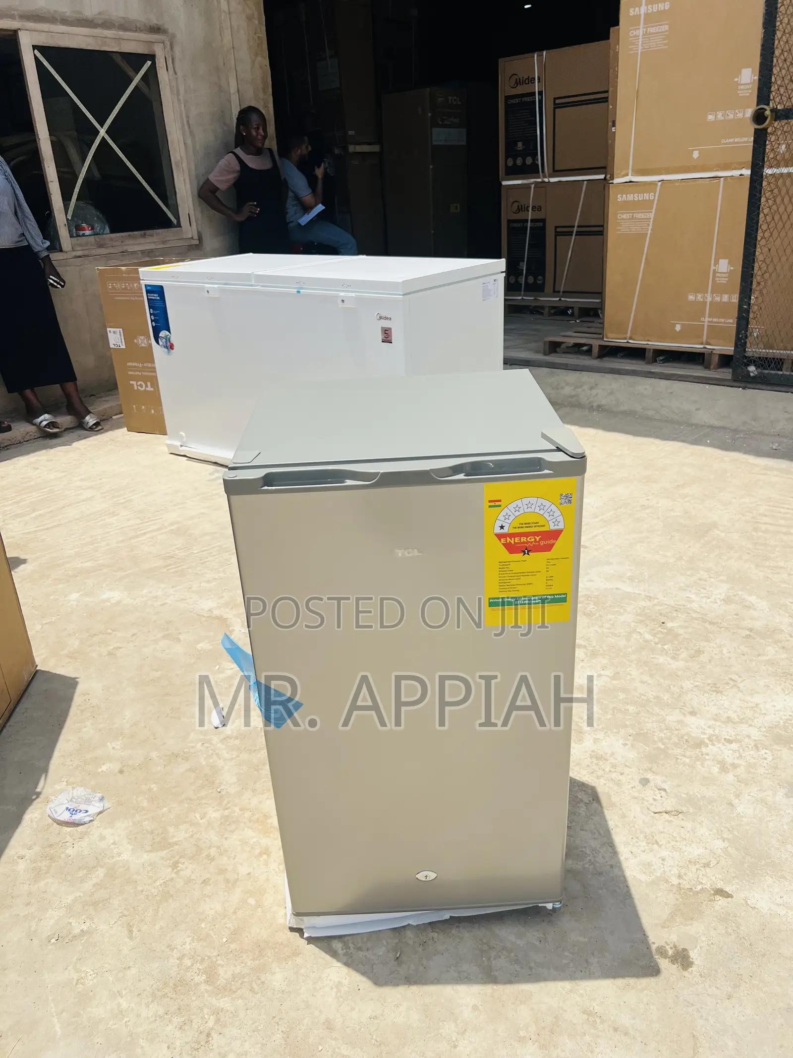 Get Affordable TCL 90liters Single Door Table Top Fridge(Gray) 