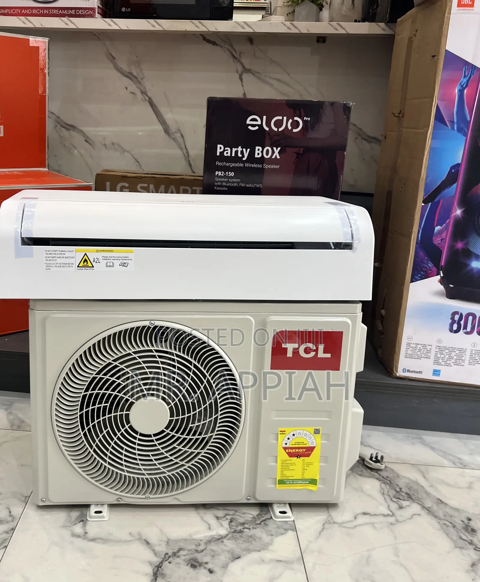 Choose TCL 2.0hp Inverter Air Conditioner(3 Star)White 