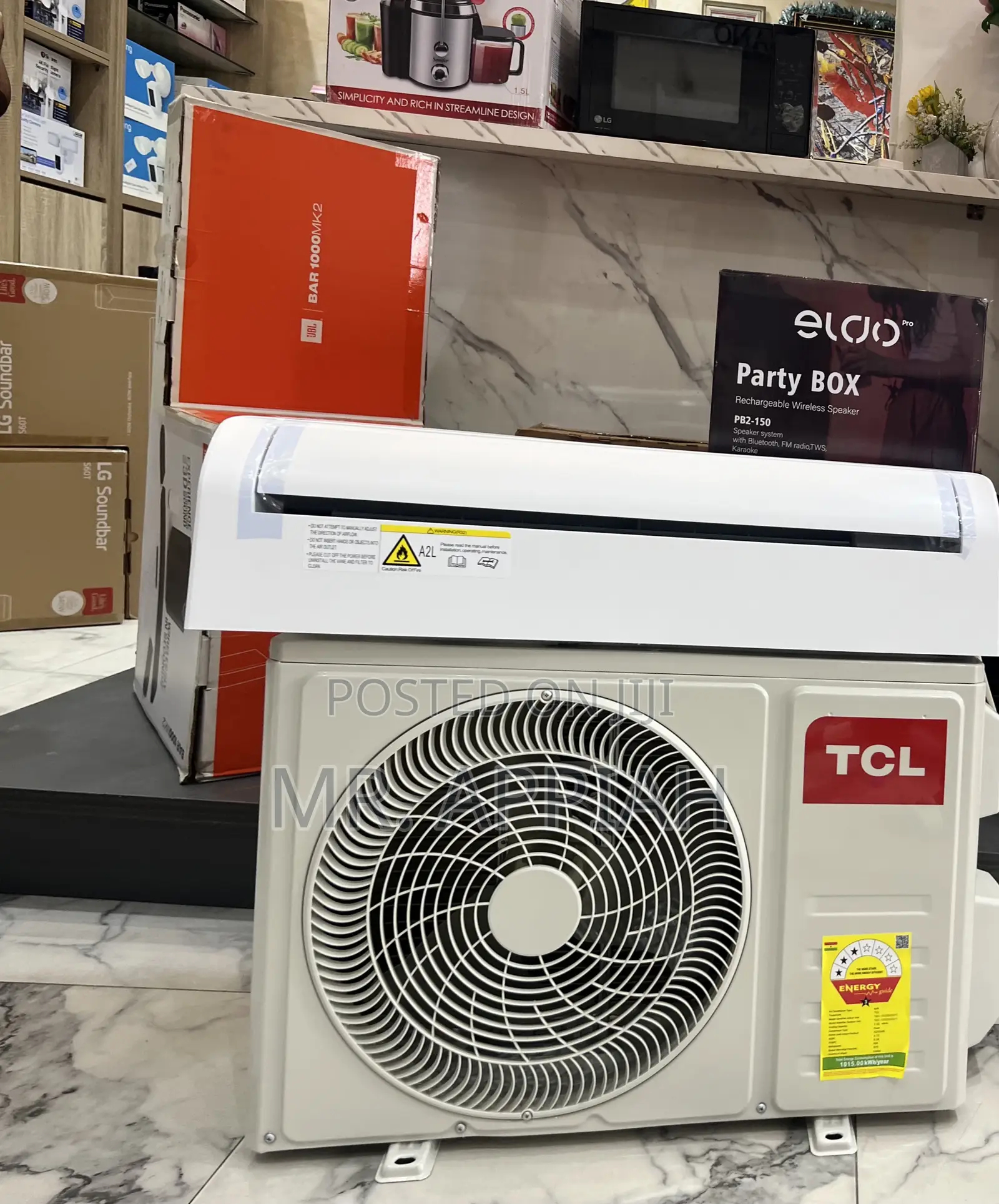 Sufficient TCL 2.0hp Inverter Air Conditioner(3 Star)White 
