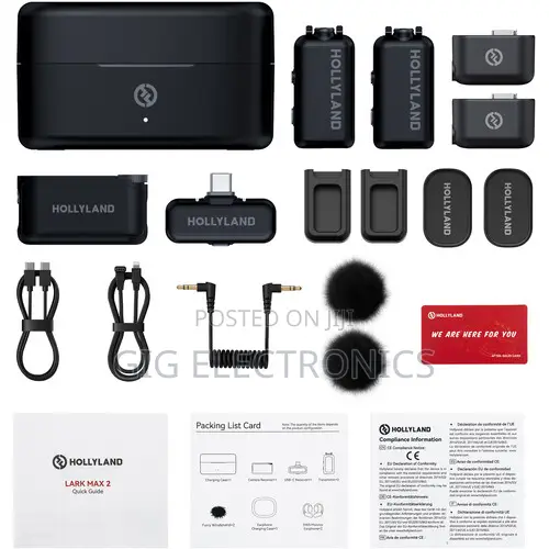 Hollyland Lark Max 2 Combo 2-Person Wireless Microphone System