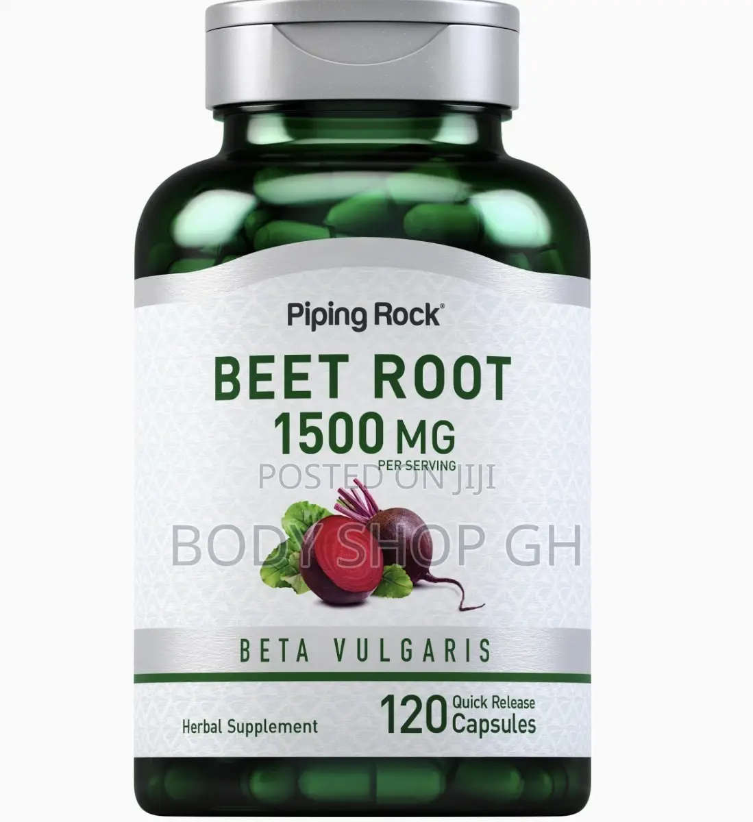Piping Rock Beet Root Capsules | 1500 Mg | 120 Pills |Natural Extract