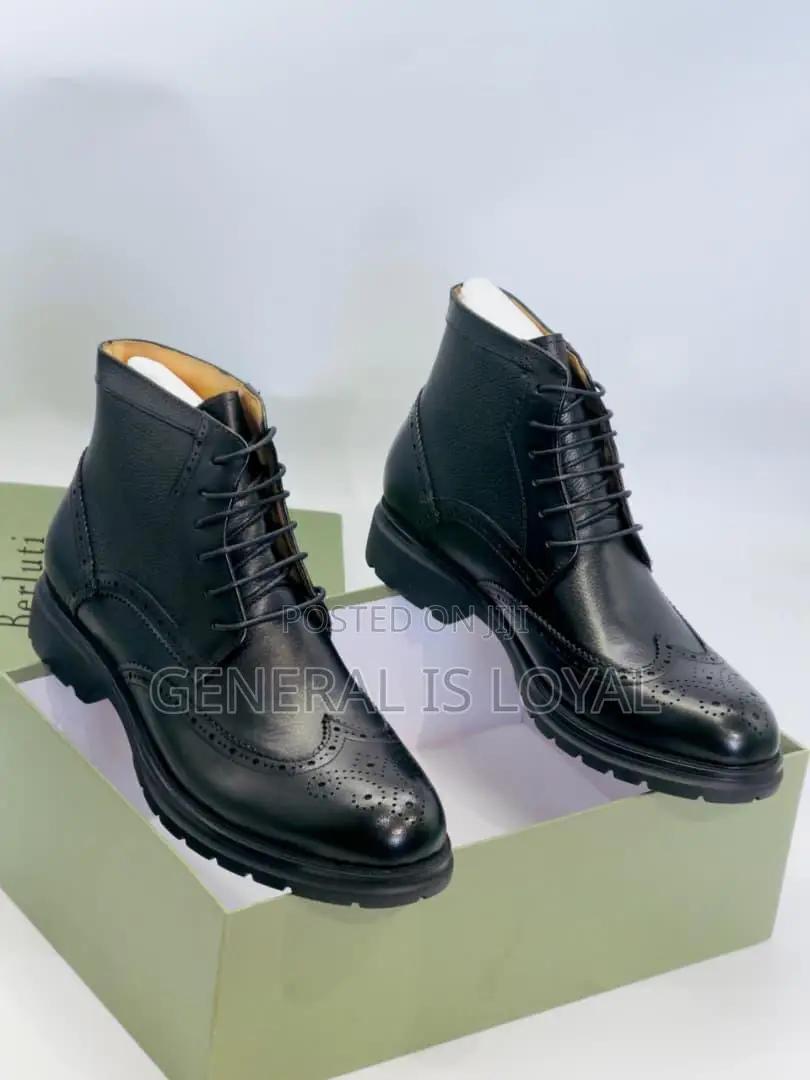 Berluti Black Leather Men’S Boot