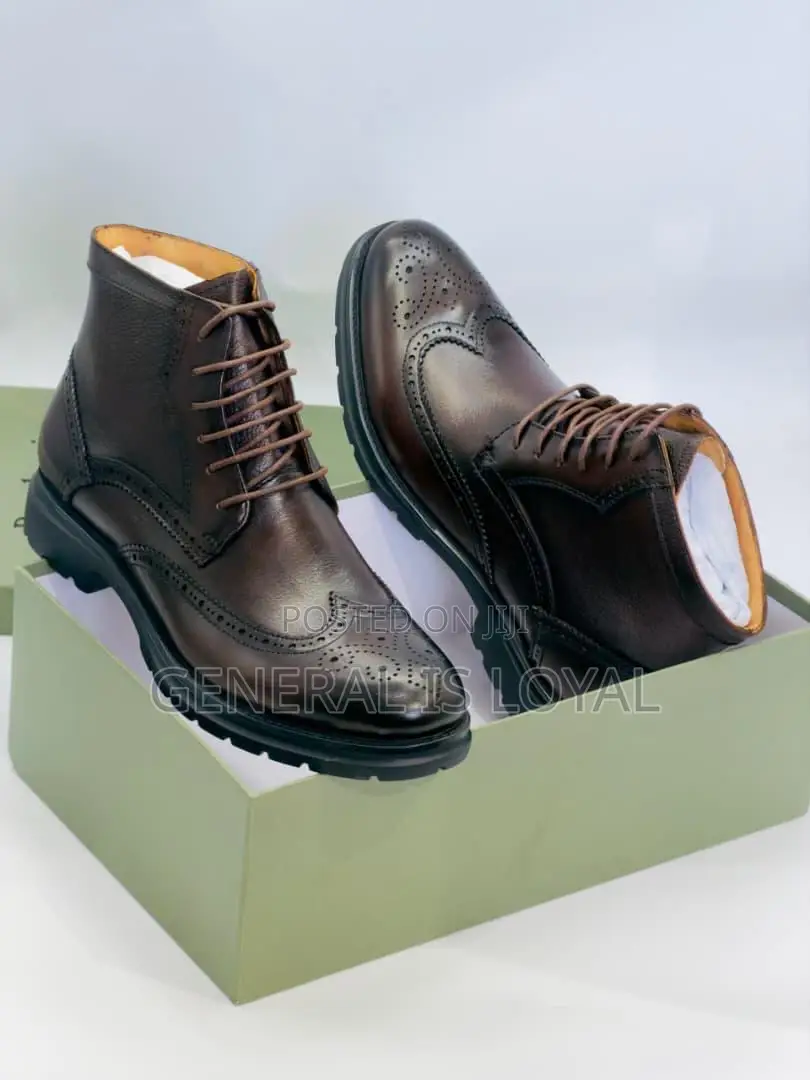 Berluti Coffee Color Leather Men’S Boot