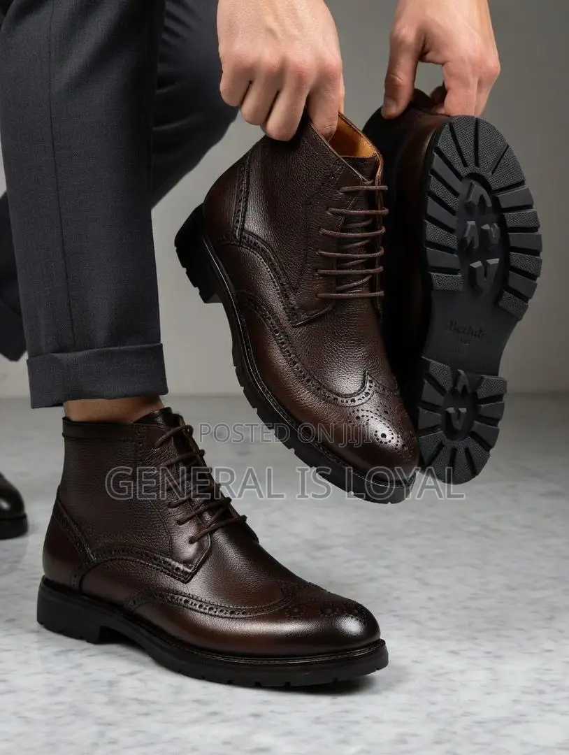 Berluti Coffee Color Leather Men’S Boot